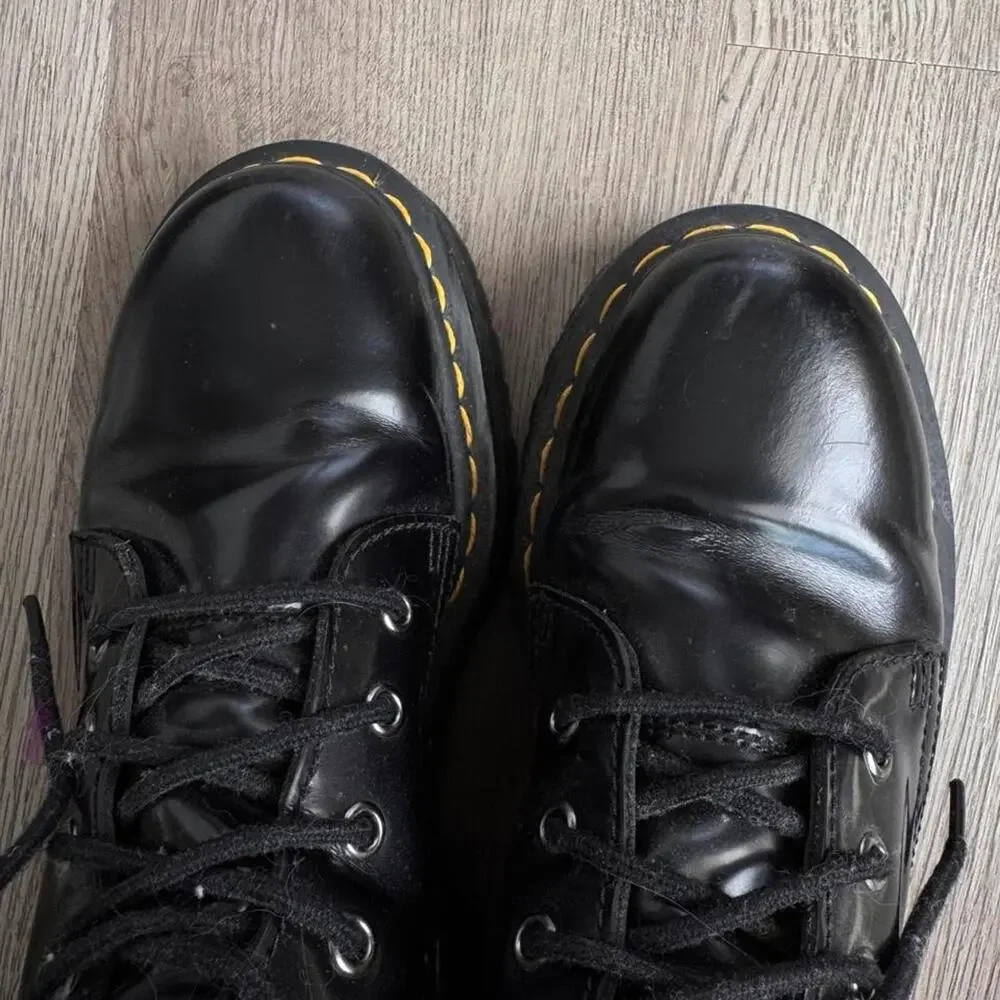 Doc Martens Black Jaden Leather Boots